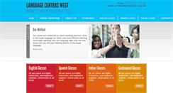 Desktop Screenshot of languagecenterswest.com